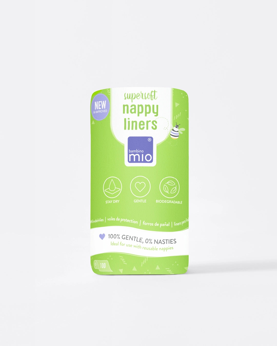 Supersoft nappy liners